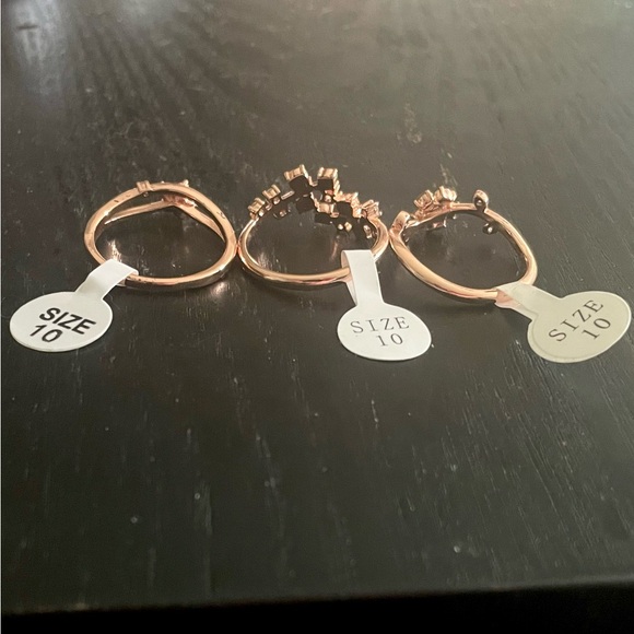 Sakura Cherry Blossom 3 ring set - Fragrant Jewels - Picture 4 of 11